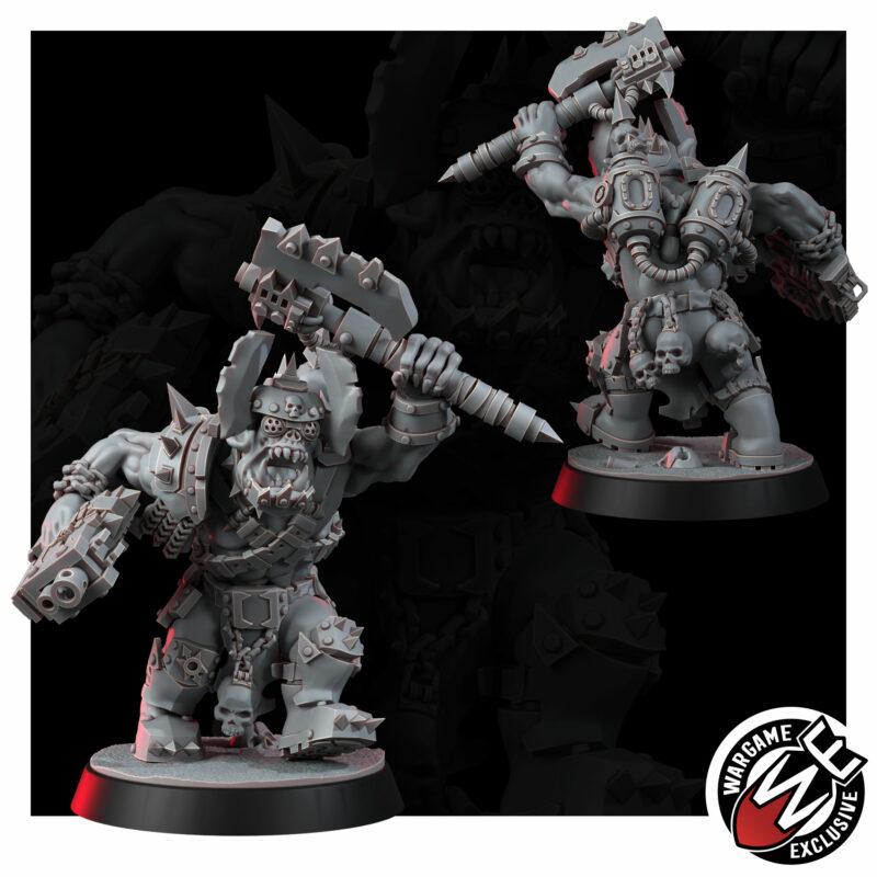 Ork Khork Choppa Goreboyz – Ork Proxy, Wargame Exclusive – 3D printed 16K resin miniature – photo 6 of 11