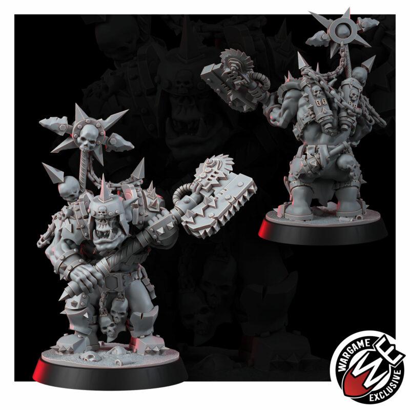 Ork Khork Choppa Goreboyz – Ork Proxy, Wargame Exclusive – 3D printed 16K resin miniature – photo 5 of 11