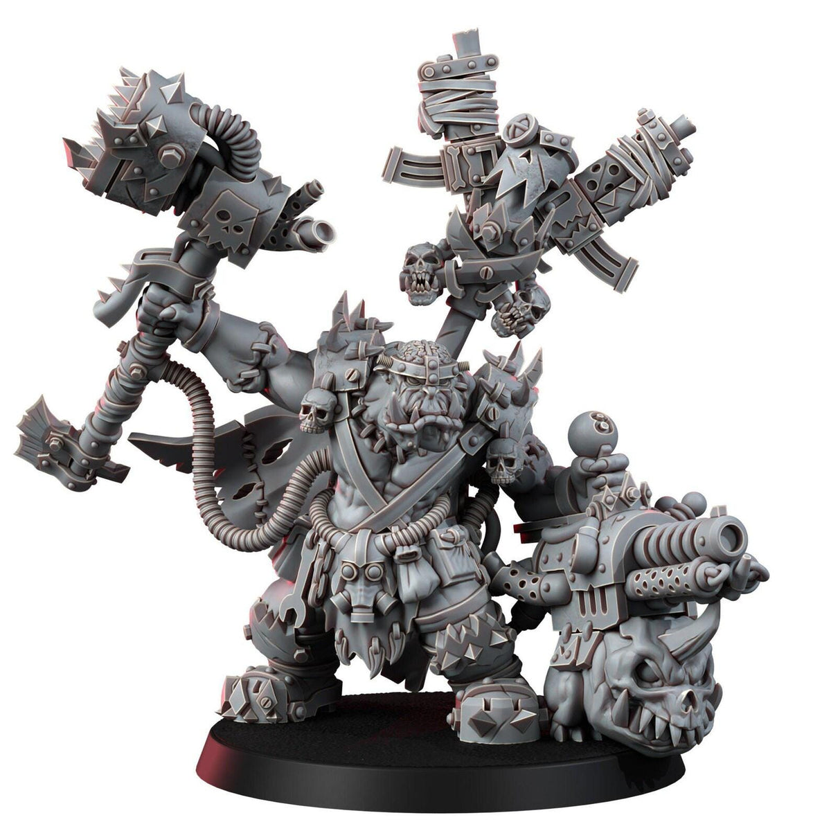 Ork Mad Riders Zoghed Edsplitta – Ork Proxy, Wargame Exclusive – 3D printed 16K resin miniature – photo 3 of 8