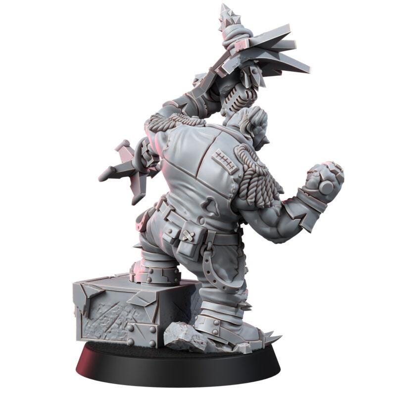 Ork Till Gorkkrakka – Ork Proxy, Wargame Exclusive – 3D printed 16K resin miniature – photo 3 of 8