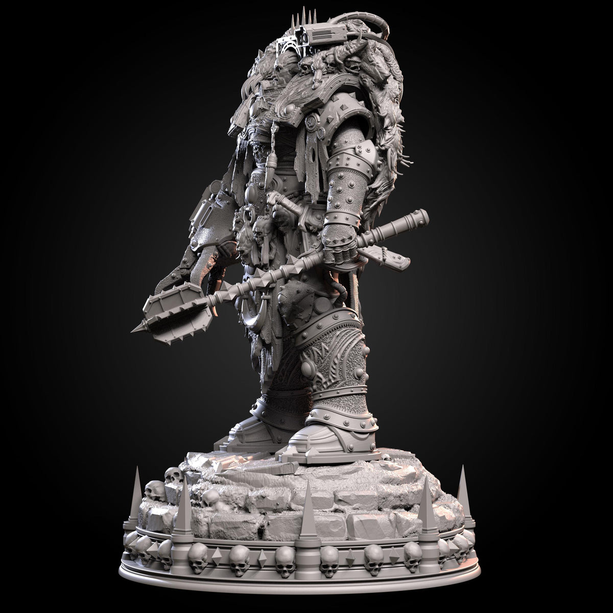Chaos Prime Malleus Iscariot – Chaos Proxy, Wargame Exclusive – 3D printed 16K resin miniature – photo 9 of 10