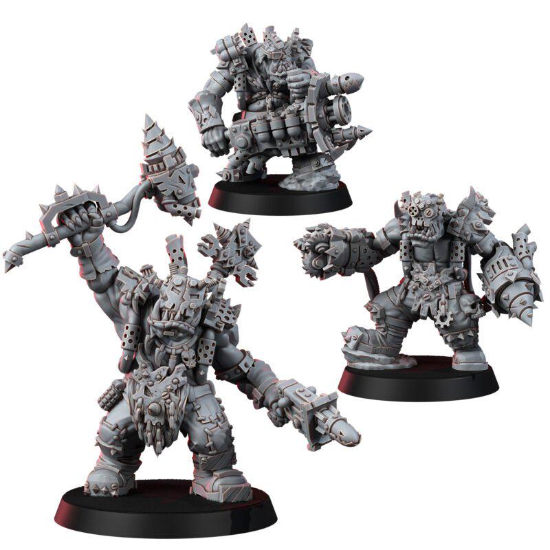 Ork Disel Krakkas – Ork Proxy, Wargame Exclusive – 3D printed 16K resin miniature – photo 6 of 10