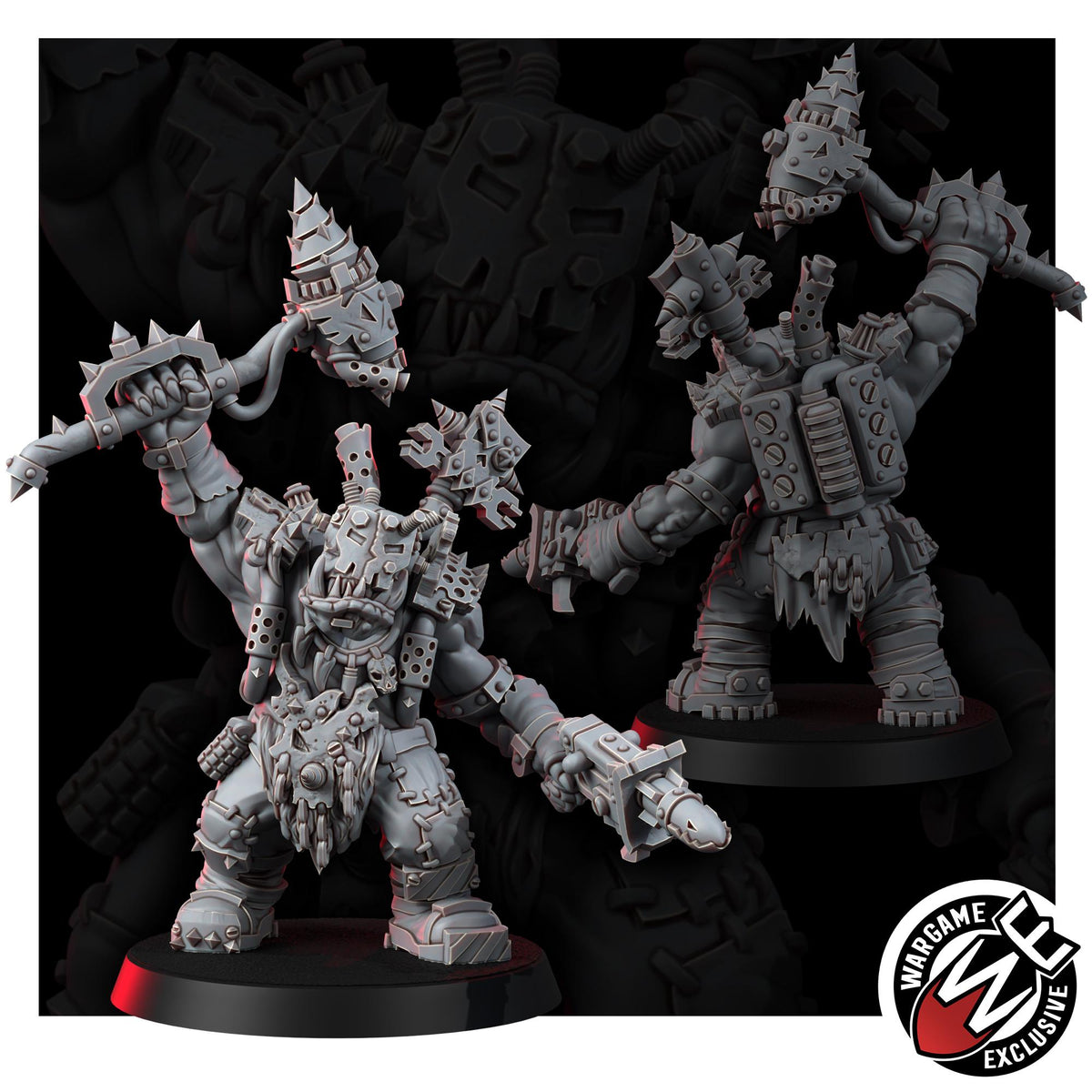 Ork Disel Krakkas – Ork Proxy, Wargame Exclusive – 3D printed 16K resin miniature – photo 9 of 10