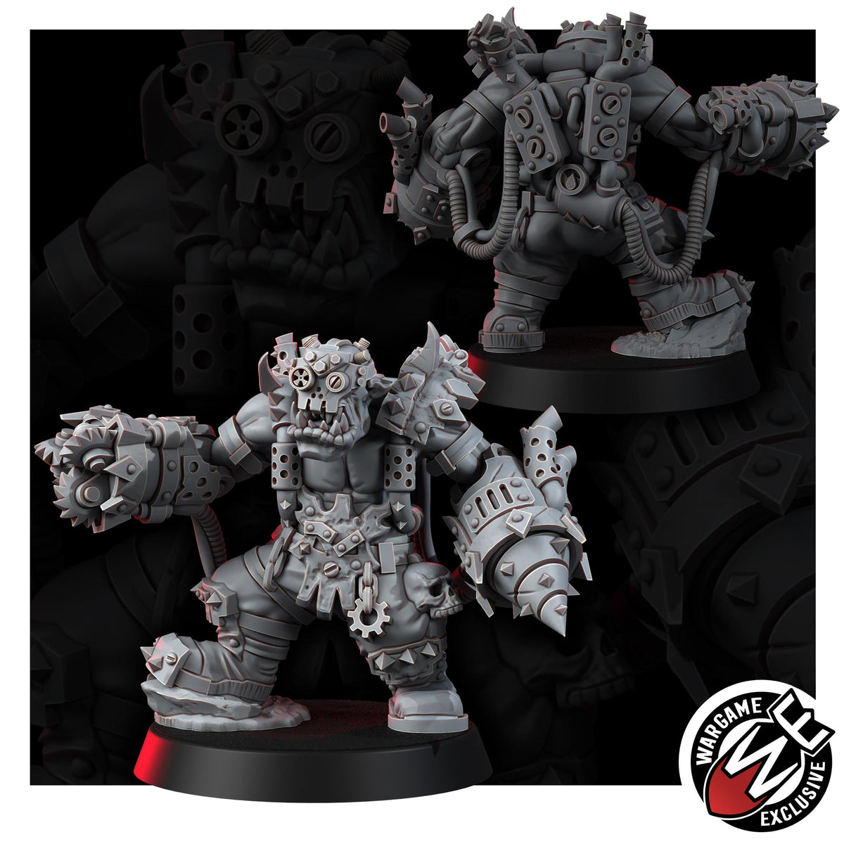 Ork Disel Krakkas – Ork Proxy, Wargame Exclusive – 3D printed 16K resin miniature – photo 7 of 10