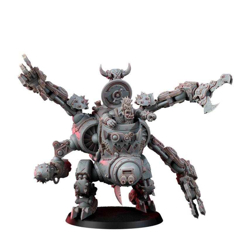 Ork Jet Dread – Ork Proxy, Wargame Exclusive – 3D printed 16K resin miniature – photo 8 of 10