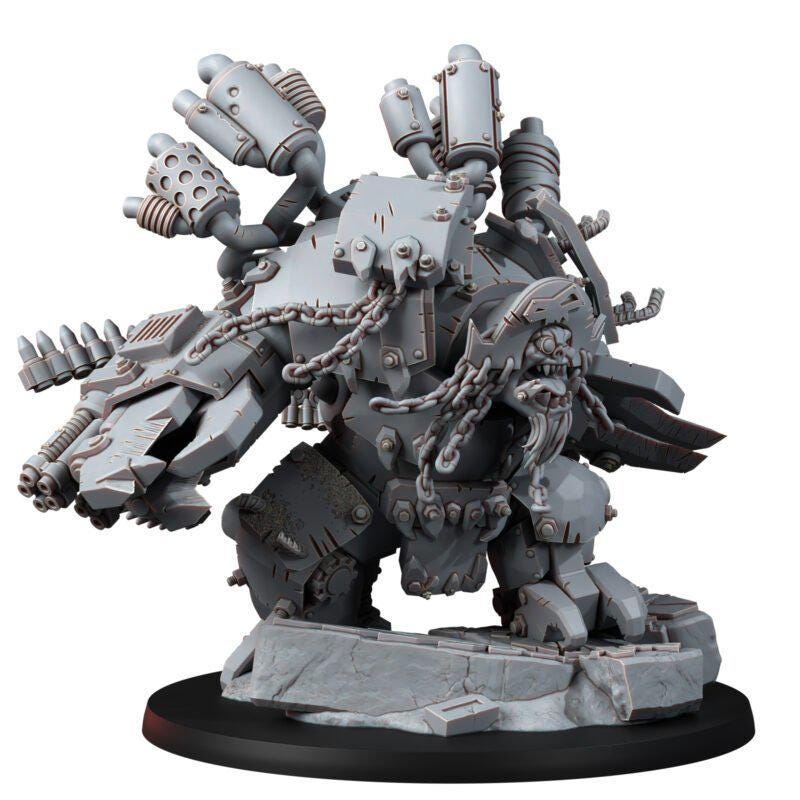 Ork Grand O Warlord – Ork Proxy, Wargame Exclusive – 3D printed 16K resin miniature – photo 11 of 11