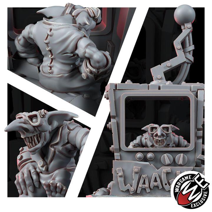 Ork Tv – Ork Proxy, Wargame Exclusive – 3D printed 16K resin miniature – photo 5 of 5