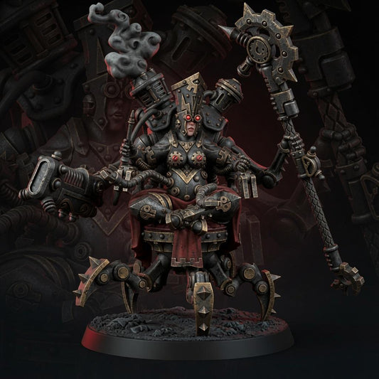 Mechanic Adept Domina – Adeptus Mechanicus Proxy, Wargame Exclusive – 3D printed 16K resin miniature – main photo