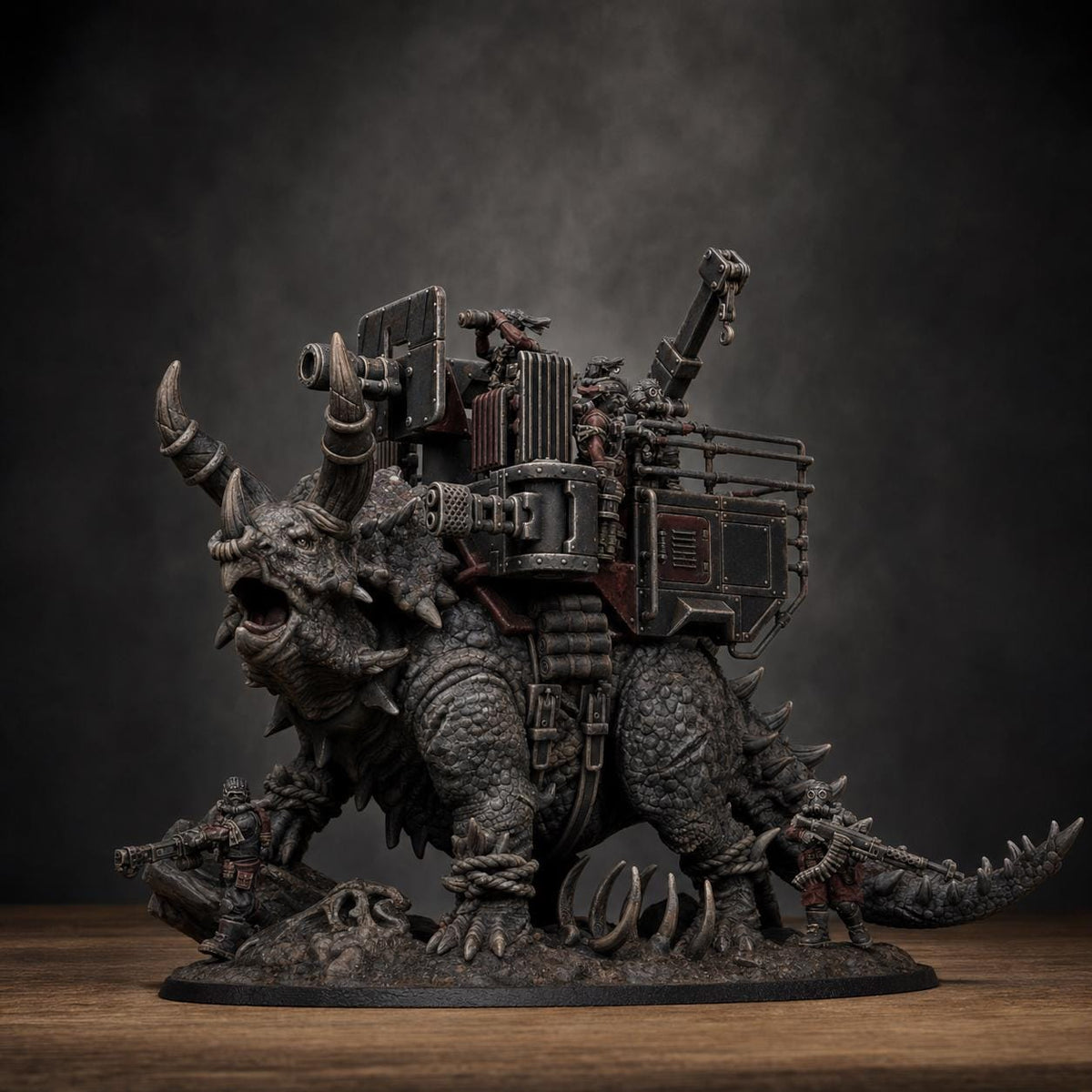 Grimguard Jungle Fighters Triceratank – Astra Militarum Proxy
