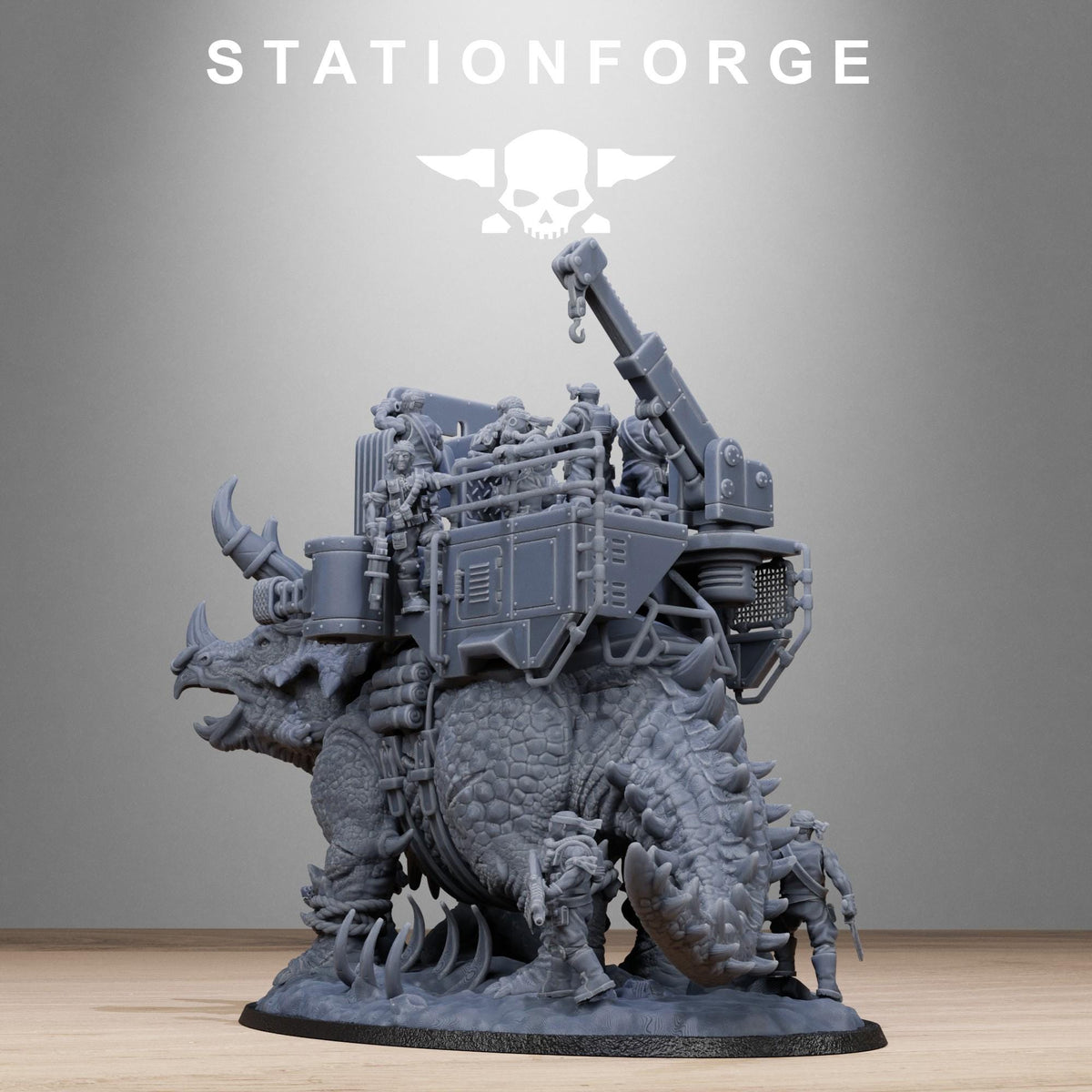 Grimguard Jungle Fighters Triceratank – Astra Militarum Proxy