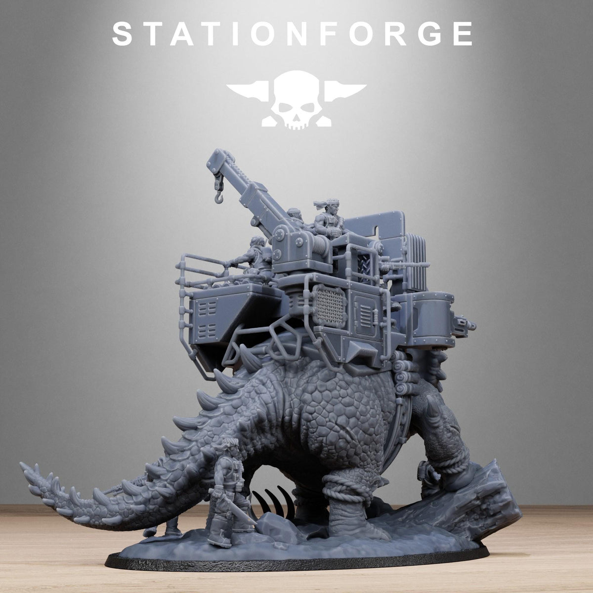 Grimguard Jungle Fighters Triceratank – Astra Militarum Proxy