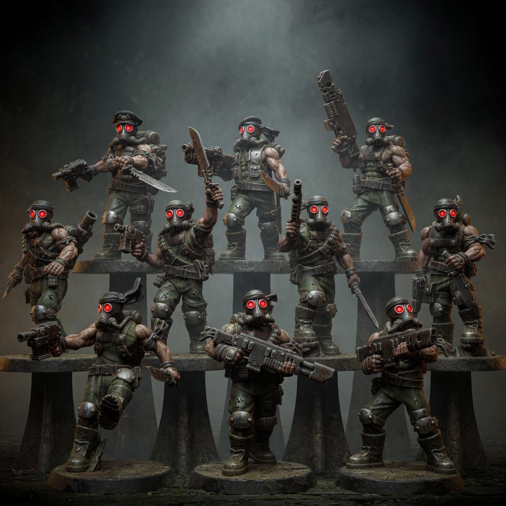 Grimguard Jungle Fighters 2 – Astra Militarum Proxy