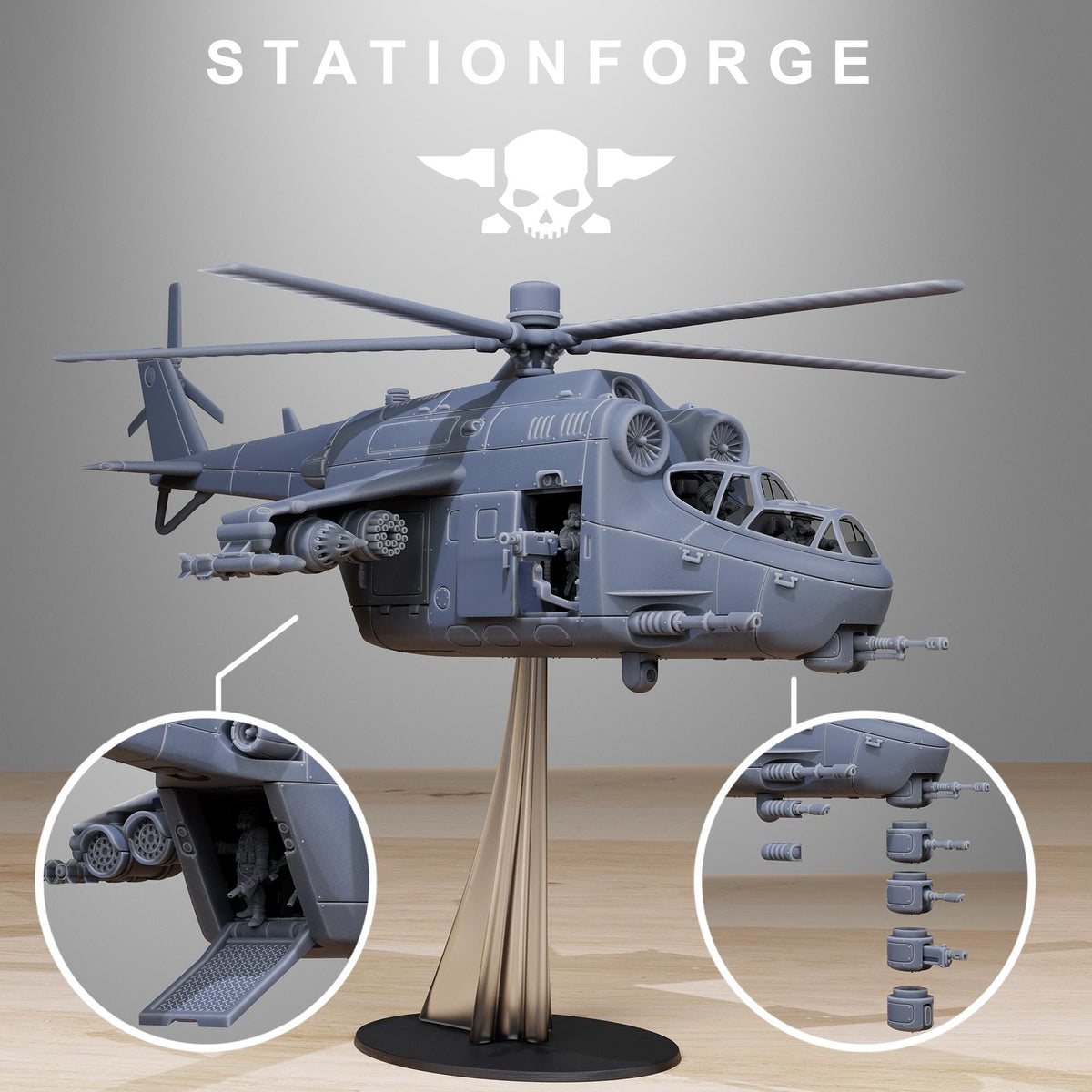 Grimguard Helicopter – Astra Militarum Proxy