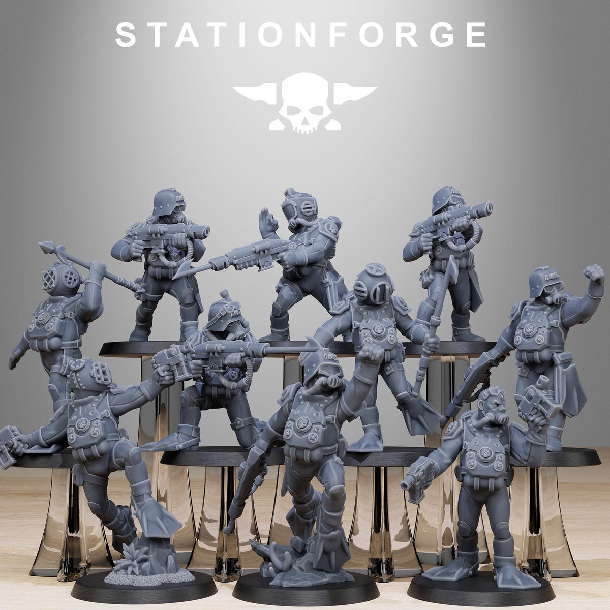 Grimguard Divers – Astra Militarum Proxy