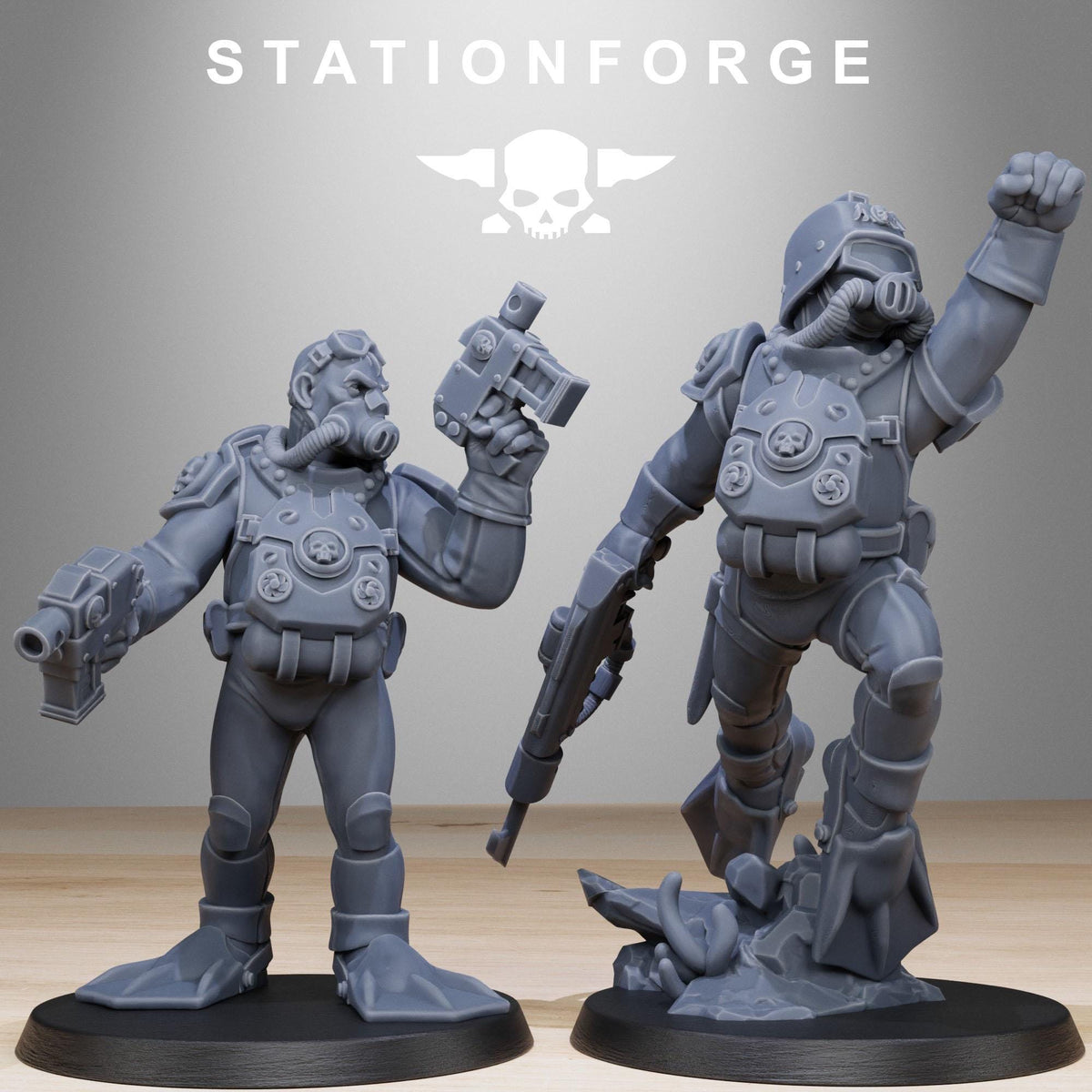 Grimguard Divers – Astra Militarum Proxy