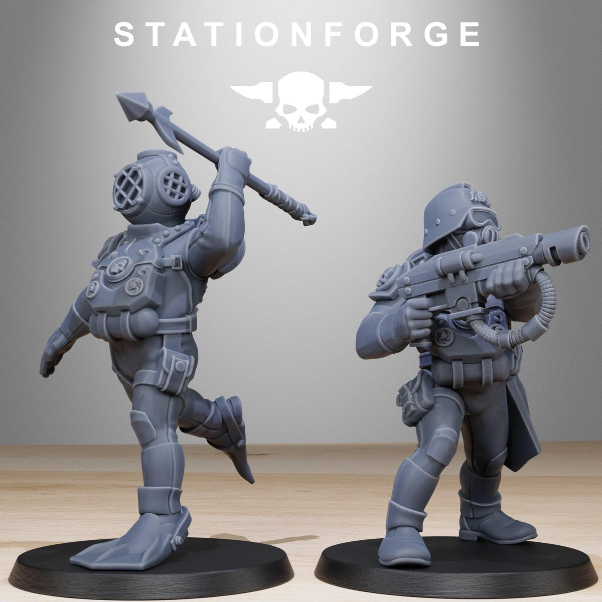 Grimguard Divers – Astra Militarum Proxy