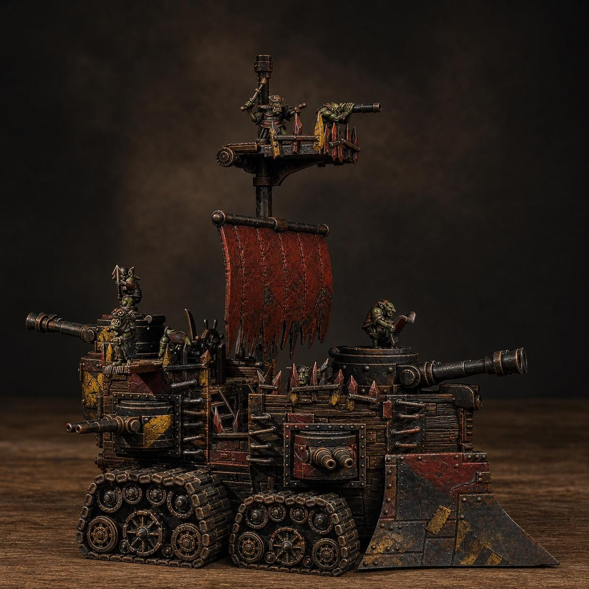 Gobs Short Pearl Battle Ship – Warhammer 40k Compatible Miniature