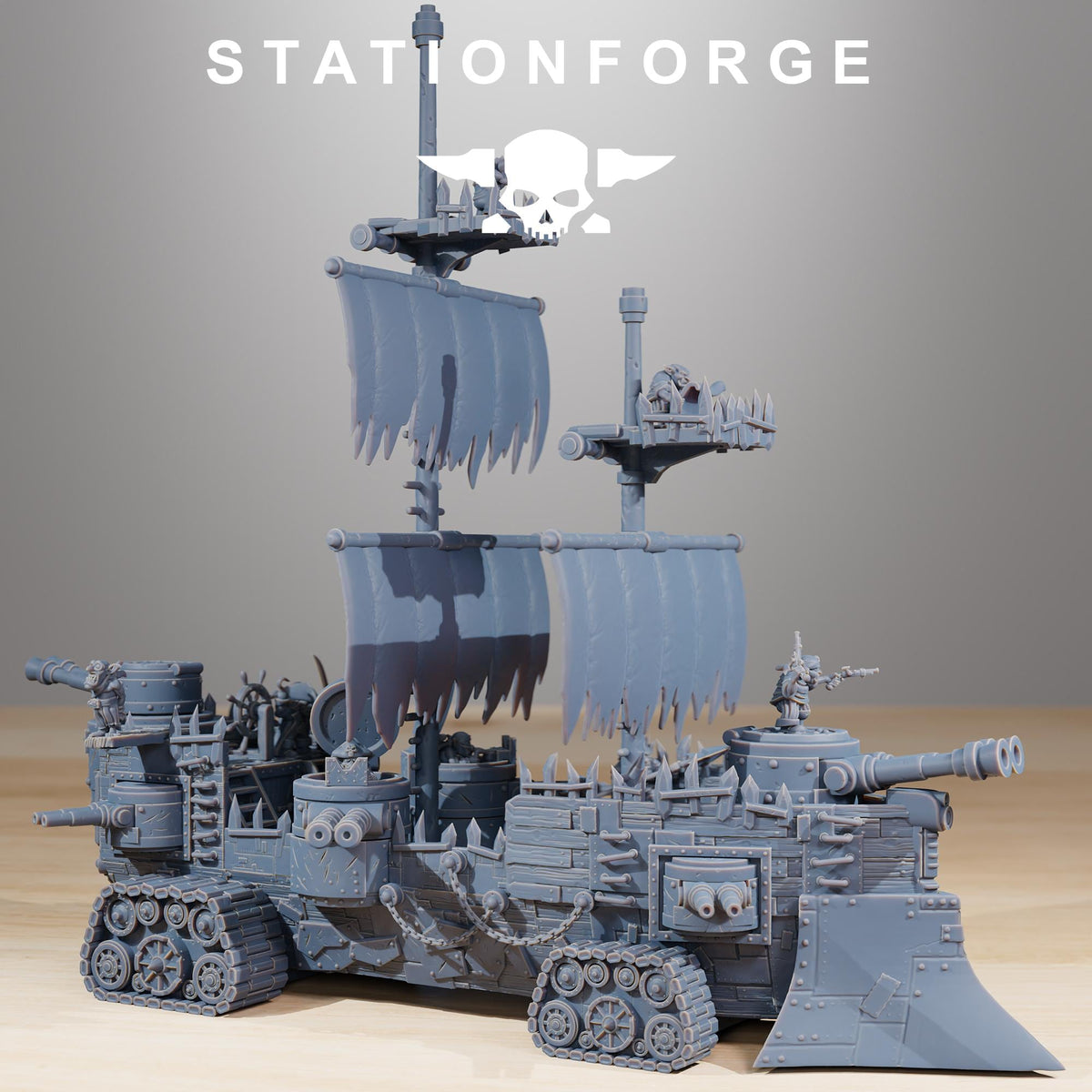 Gobs Pearl Battle Ship – Warhammer 40k Compatible Miniature
