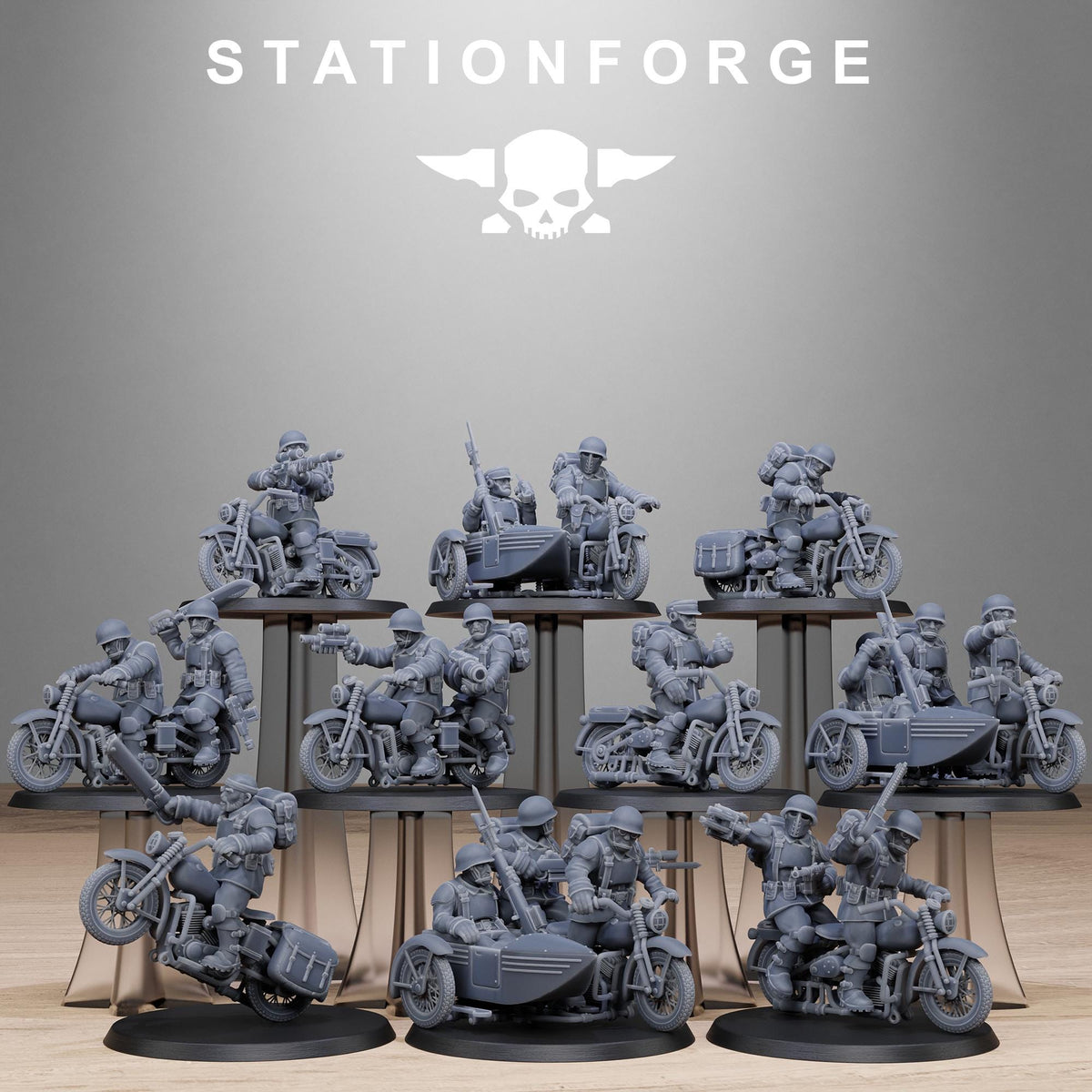 Freeguard Bikers – Warhammer 40k Compatible Miniature
