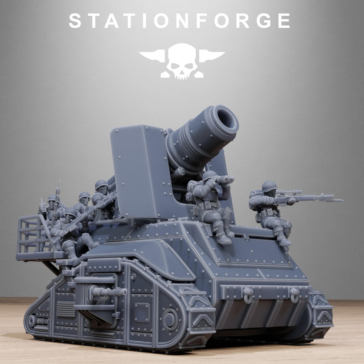 Freeguard Artillery Mini Tank – Warhammer 40k Compatible Miniature