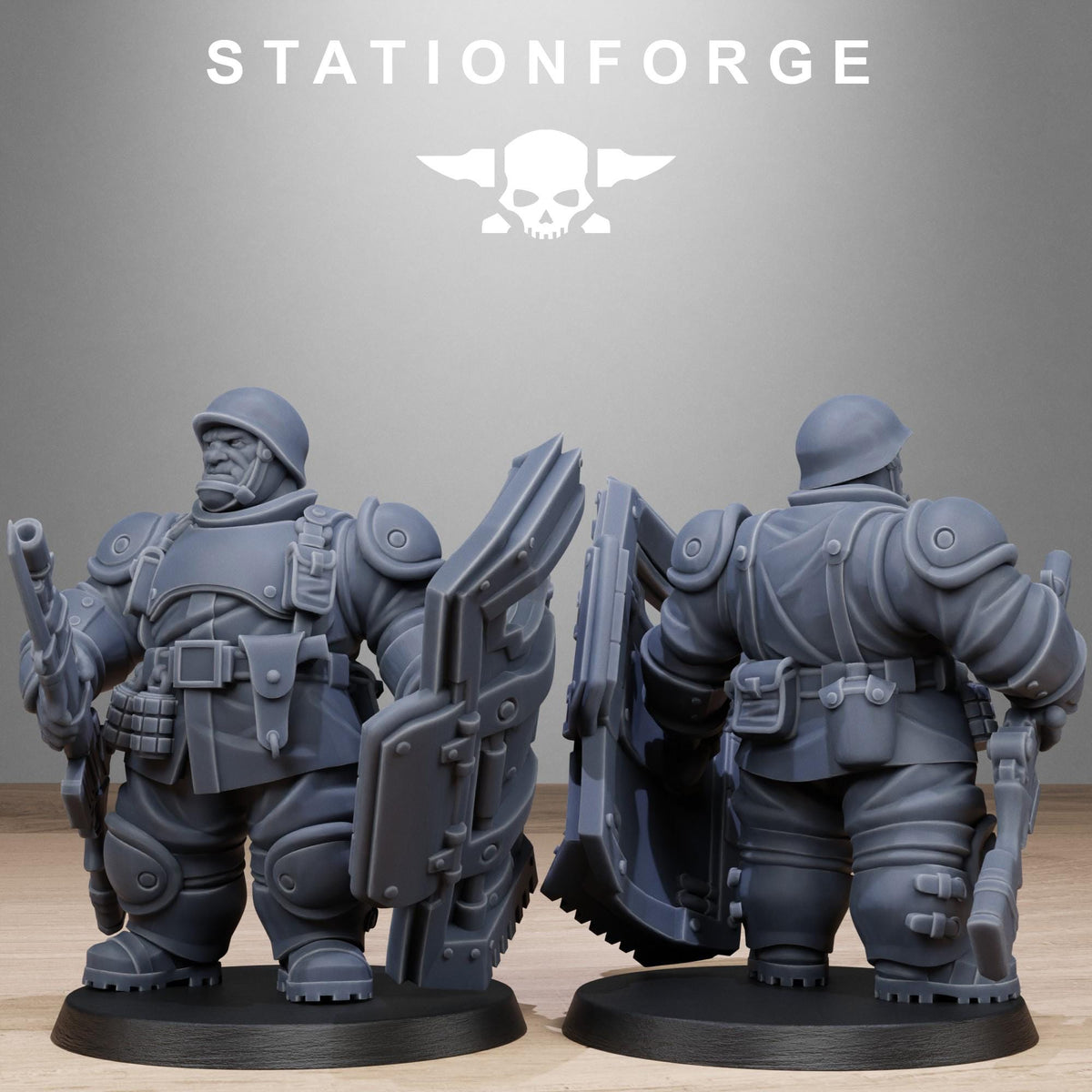 Freeguard Armored Mutants – Warhammer 40k Compatible Miniature