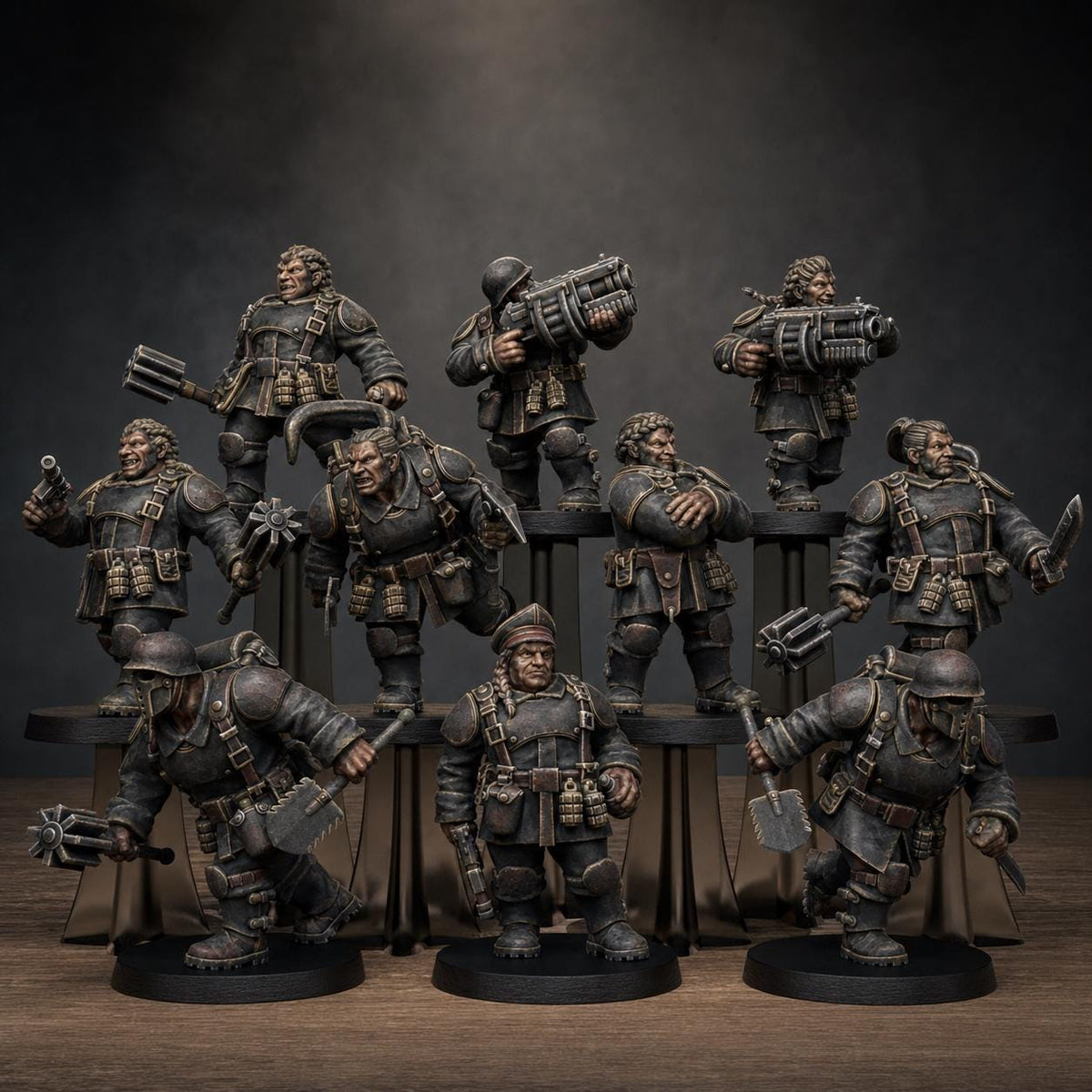 Freeguard Mutant Sisters – Warhammer 40k Compatible Miniature