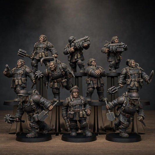 Freeguard Mutant Sisters – Warhammer 40k Compatible Miniature