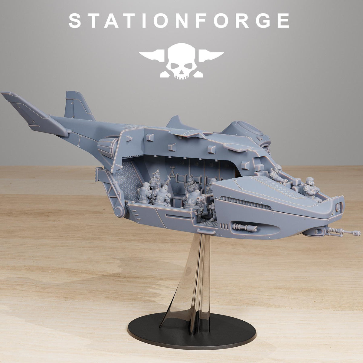 Vaskar Dropship – Warhammer 40k Compatible Miniature