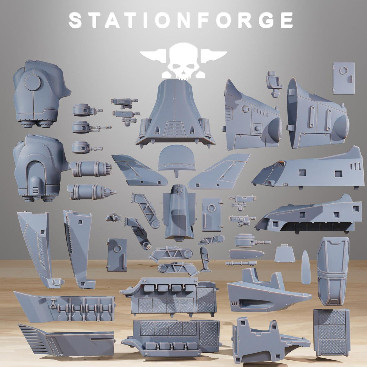 Vaskar Dropship – Warhammer 40k Compatible Miniature