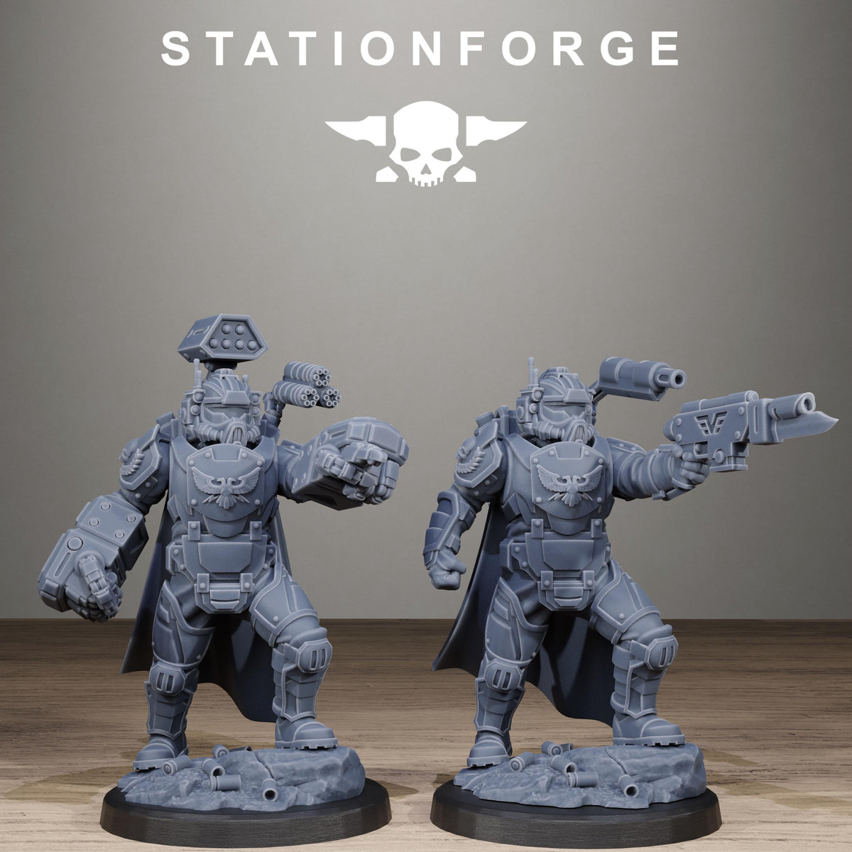 Vaskar Heavy Squad – Warhammer 40k Compatible Miniature