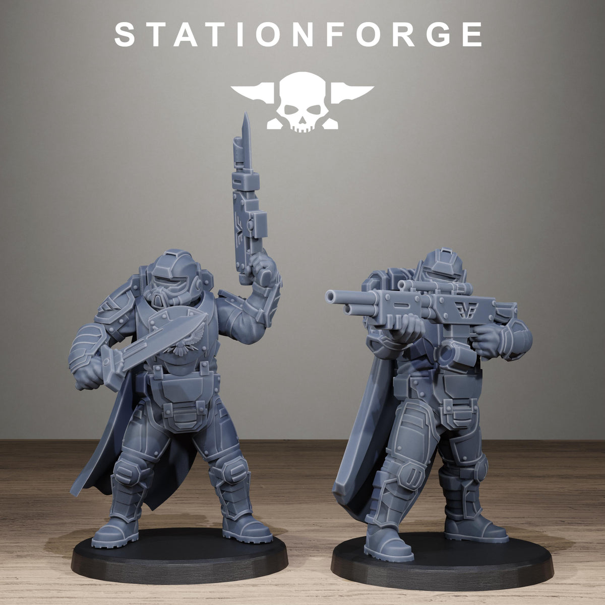 Vaskar Heavy Squad – Warhammer 40k Compatible Miniature