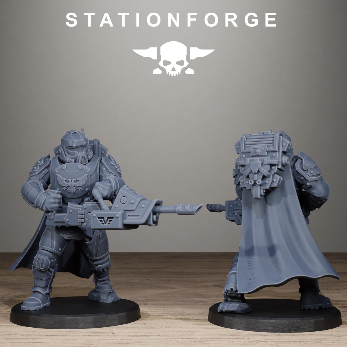 Vaskar Heavy Squad – Warhammer 40k Compatible Miniature