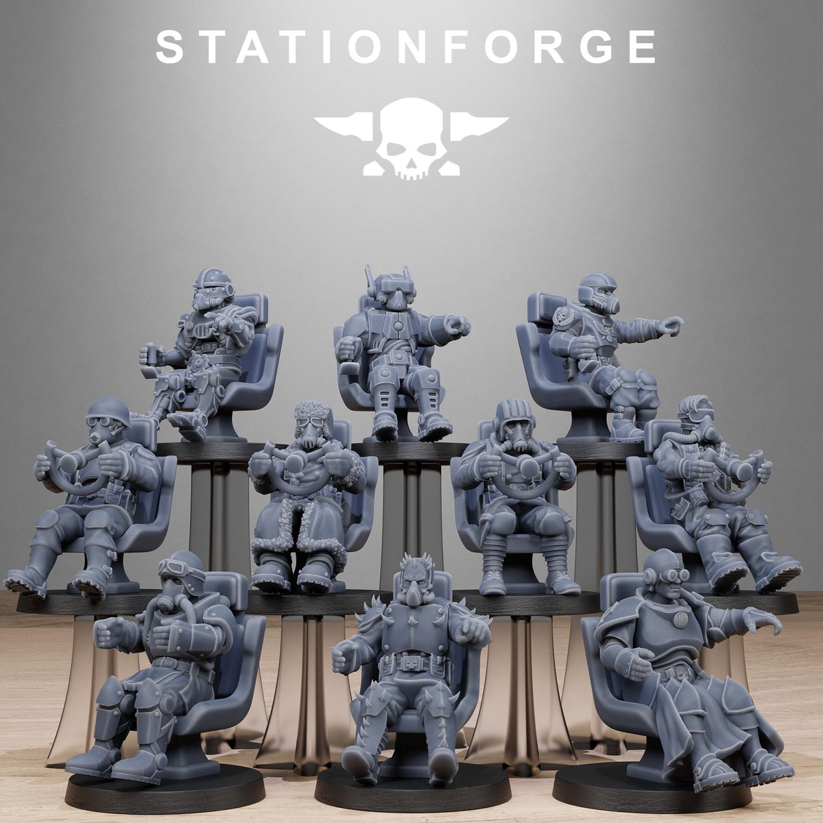 Pilot Commanders – Warhammer 40k Compatible Miniature