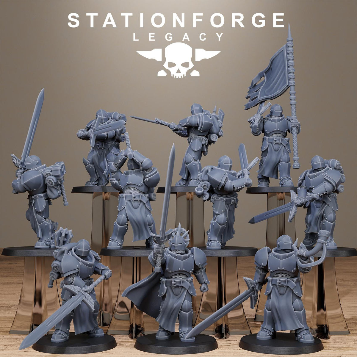 Solaris Soalris Greatswordsmen – Warhammer 40k Compatible Miniature