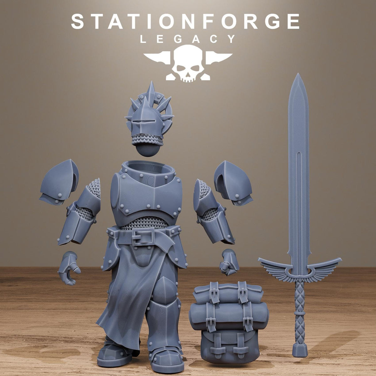 Solaris Soalris Greatswordsmen – Warhammer 40k Compatible Miniature