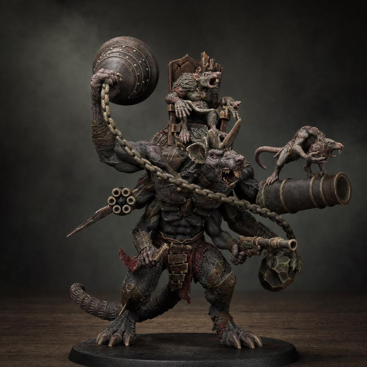 Rotfang Bell Rat – Warhammer 40k Compatible Miniature