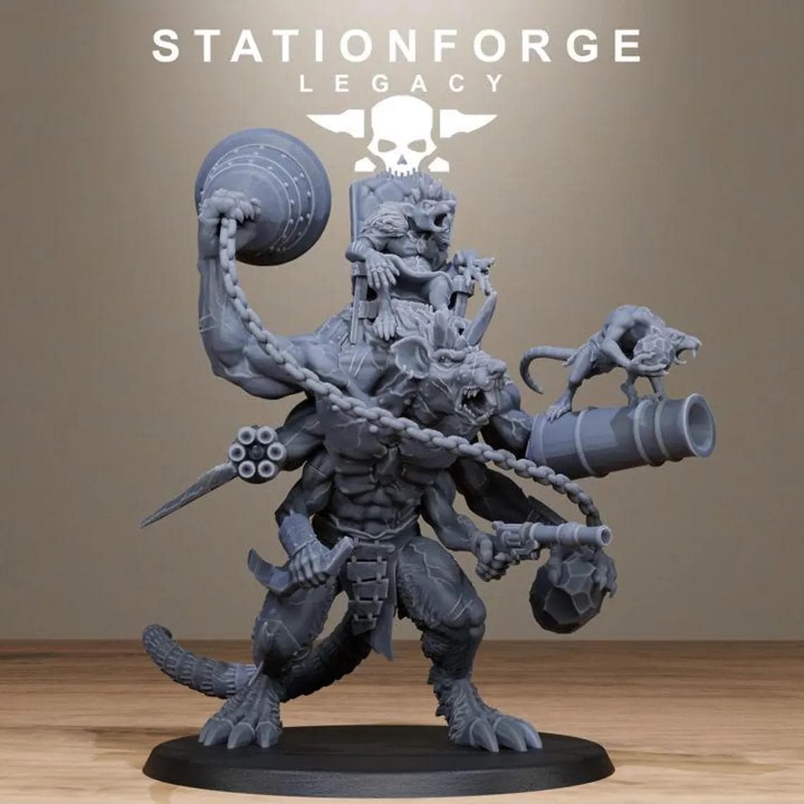 Rotfang Bell Rat – Warhammer 40k Compatible Miniature