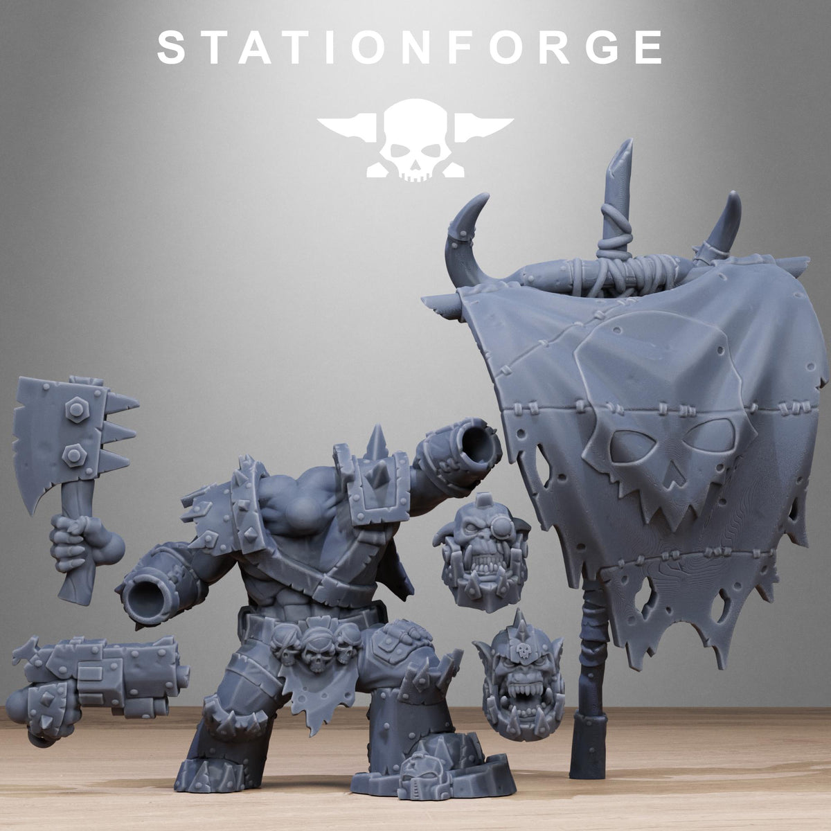 Orks Orkaz Bearer Boss – Ork Proxy
