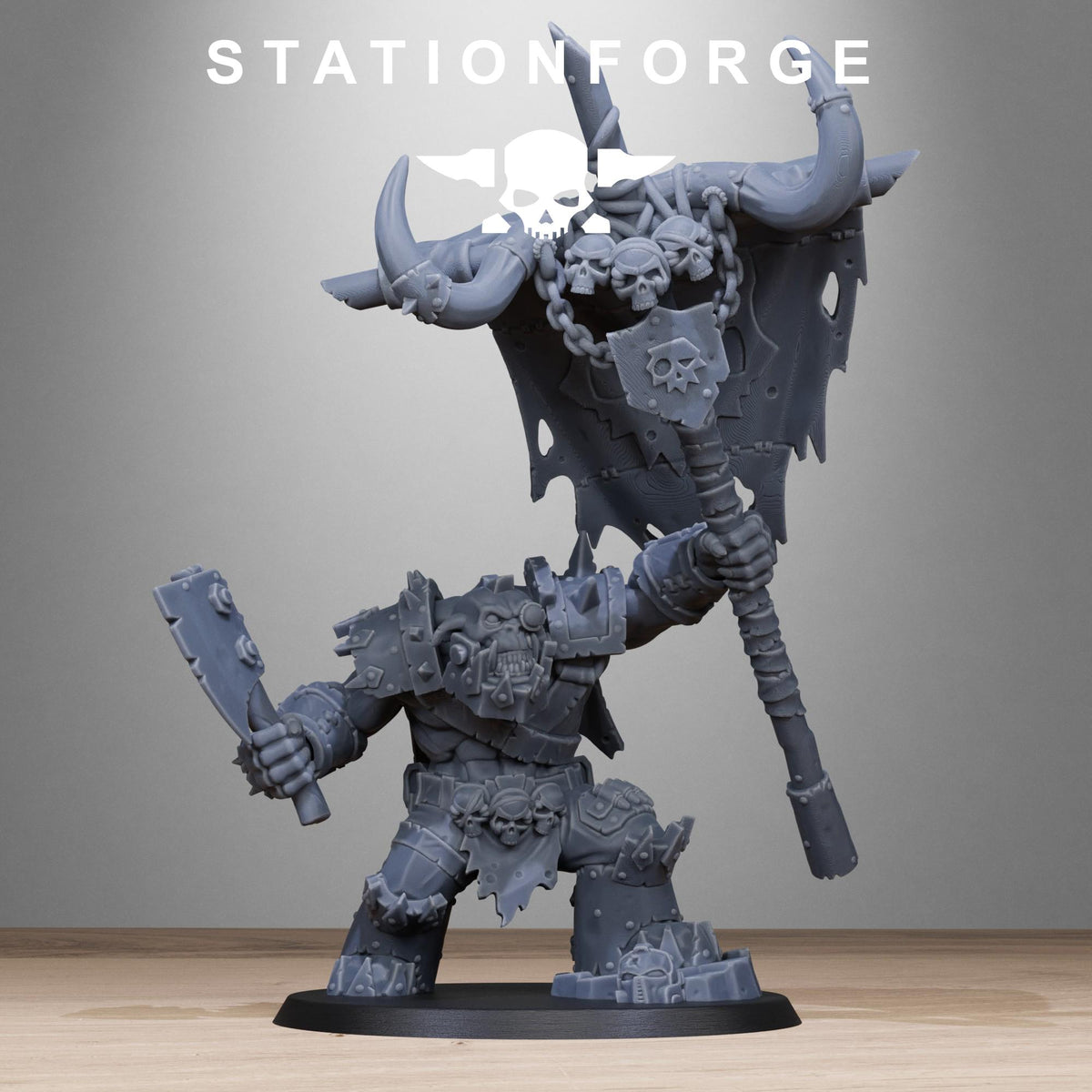 Orks Orkaz Bearer Boss – Ork Proxy
