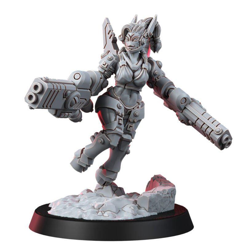 Greater Good Shadowmoon Comander – T'au Empire Proxy, Wargame Exclusive – 3D printed 16K resin miniature – photo 4 of 5