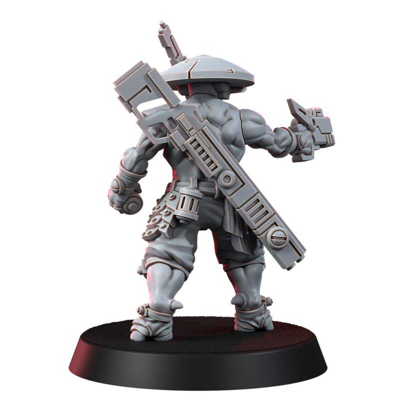 Greater Good Saboteur Deadeye – T'au Empire Proxy, Wargame Exclusive – 3D printed 16K resin miniature – photo 2 of 6