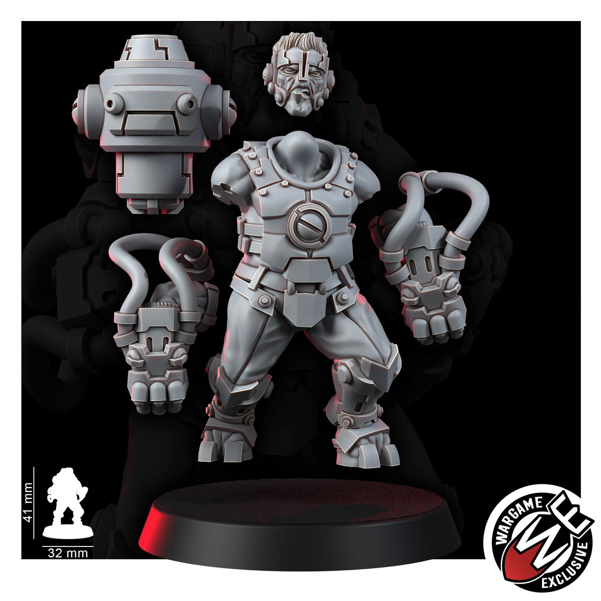 Greater Good The Necrocity Black Traders Retinue – T'au Empire Proxy, Wargame Exclusive – 16K resin miniature – photo 6 of 8
