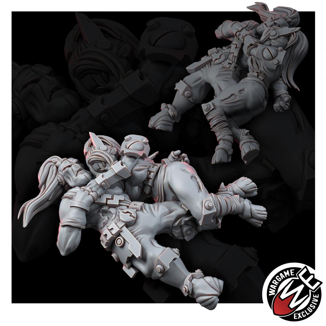 Greater Good Casualties Eternal Love – T'au Empire Proxy, Wargame Exclusive – 3D printed 16K resin miniature – photo 4 of 5