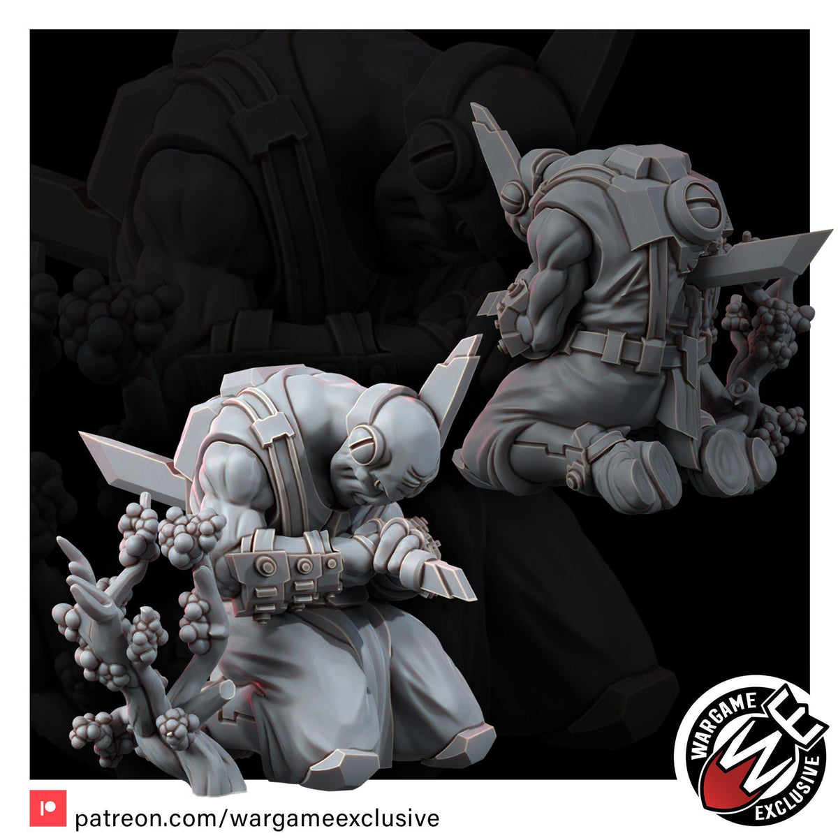 Greater Good Casualties – T'au Empire Proxy, Wargame Exclusive – 3D printed 16K resin miniature – photo 4 of 10