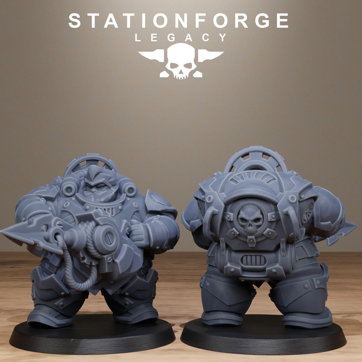 Legacy Ironvale Bulkguards – Warhammer 40k Compatible Miniature