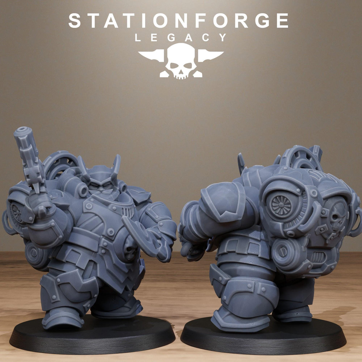 Legacy Ironvale Bulkguards – Warhammer 40k Compatible Miniature