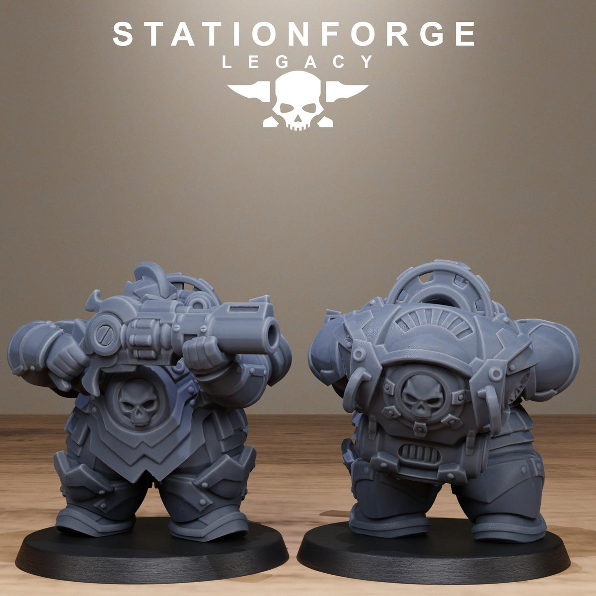 Legacy Ironvale Bulkguards – Warhammer 40k Compatible Miniature