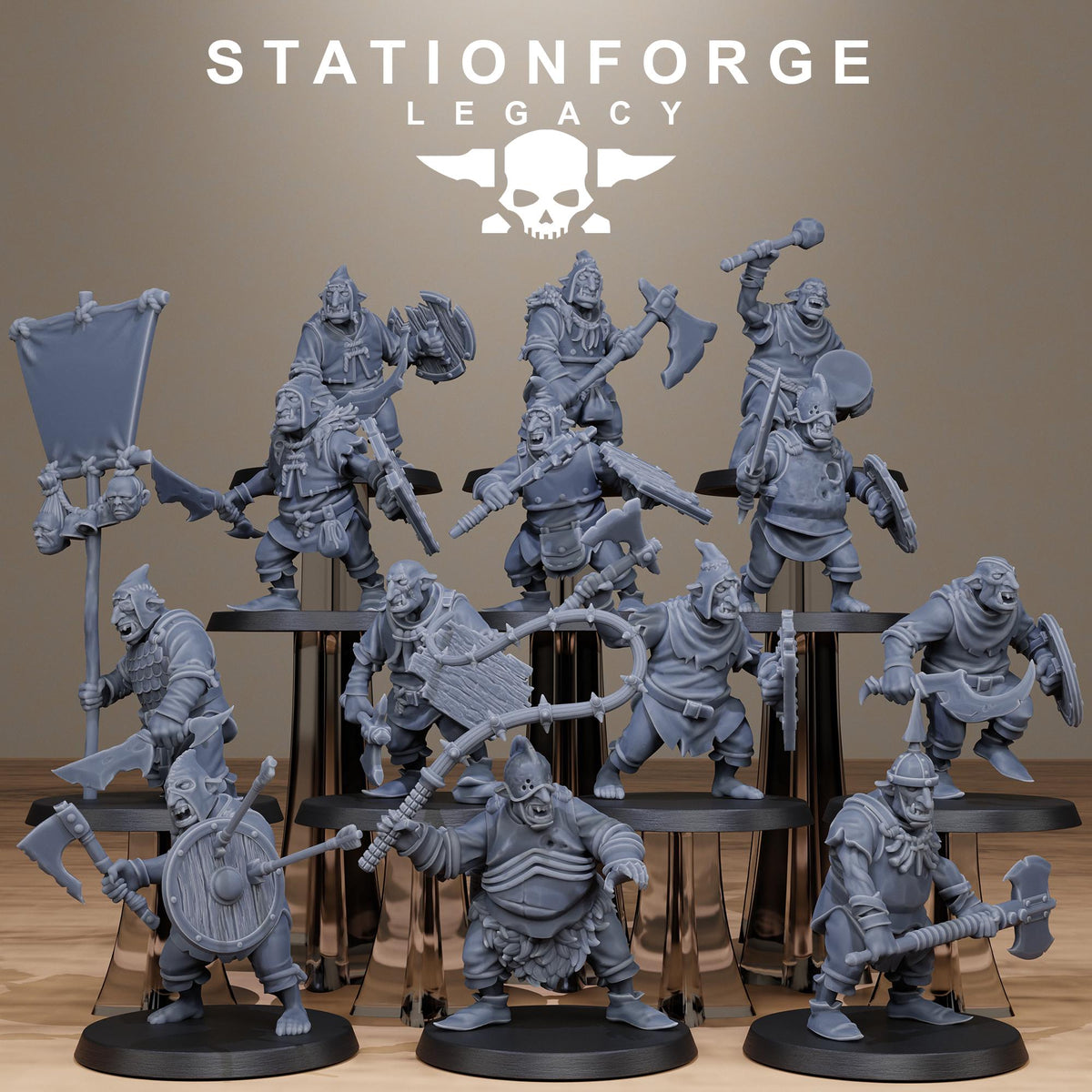 Legacy Chaosvale Hobgoblins – Warhammer 40k Compatible Miniature