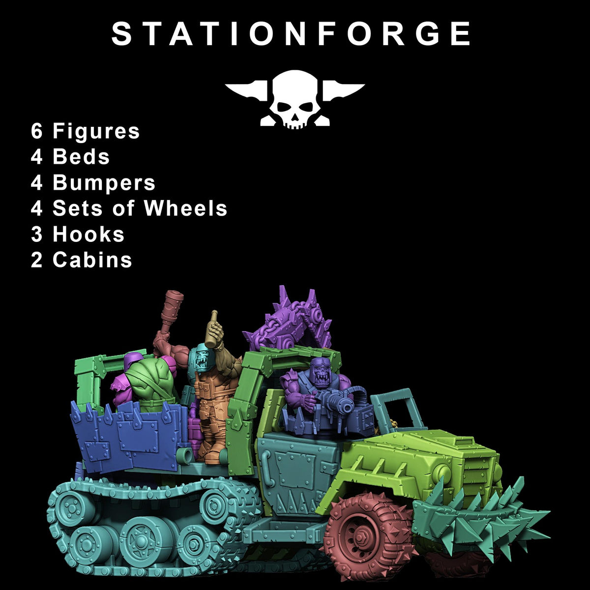 Orks Orkaz Party Wagon – Ork Proxy