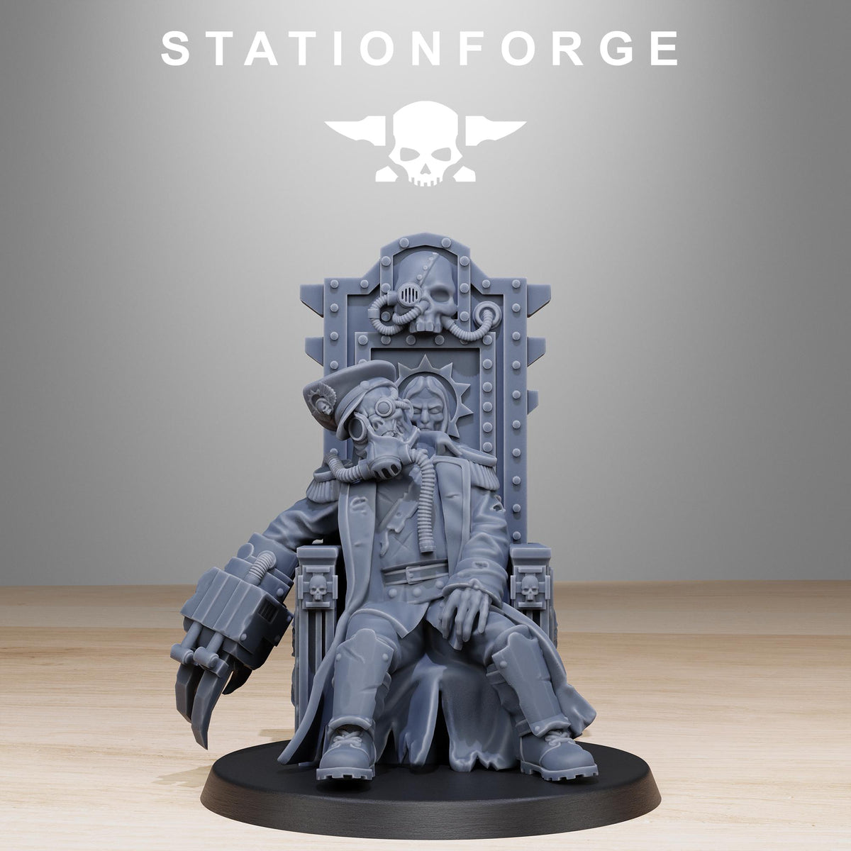 GrimGuard The Fallen Officer – Astra Militarum Proxy